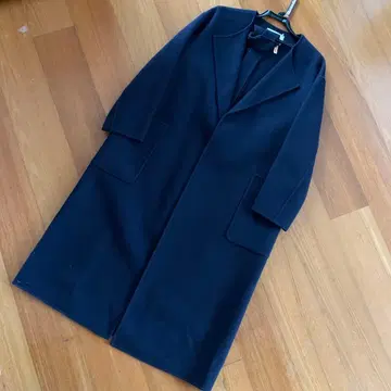 UNITED ARROWS 네이비 롱 코트