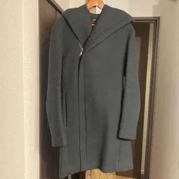 junhashimoto WRAP COAT 코트 모스그린