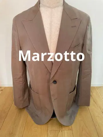 marzotto 브라운 테일러드 자켓 투버튼