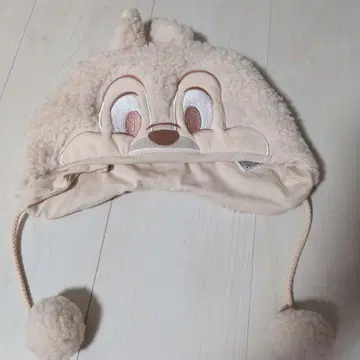 칩 귀 달린 플리스 모자
