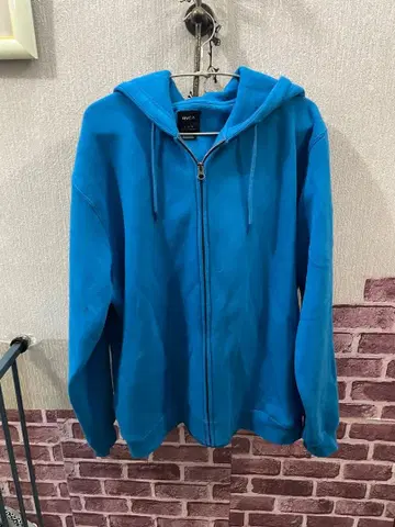 RVCA 속기모 풀 집업 후드티 파랑 M 사이즈 가격 인하 불가