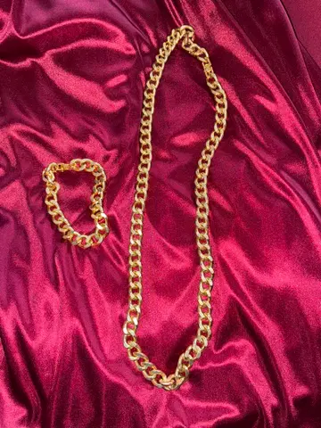 금 골드 목걸이 팔찌 상자 없음