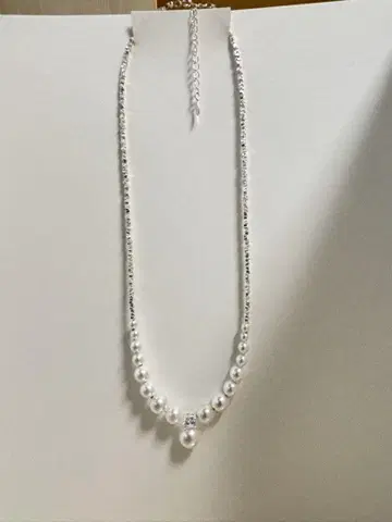 펄 크리스탈 목걸이