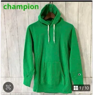새상품급 Champion 리버스 위브 후드티 M 그린