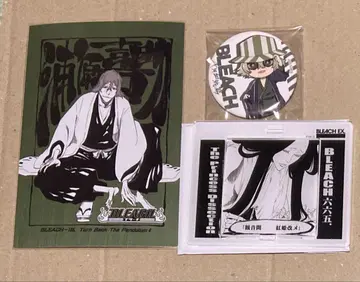 BLEACH 우라하라 키스케 원화전 아크릴 디오라마 표지 엽서 캔뱃지