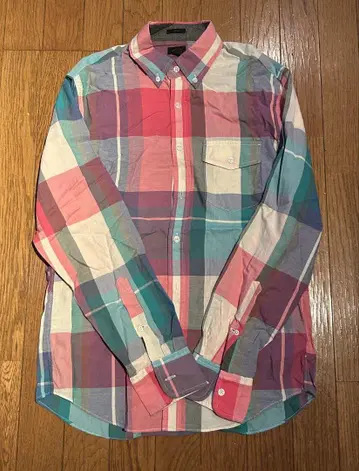 J.Crew 체크 무늬 긴팔 셔츠 S