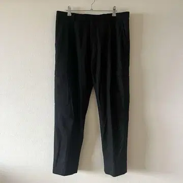 HUGO BOSS 울 카고 팬츠 블랙