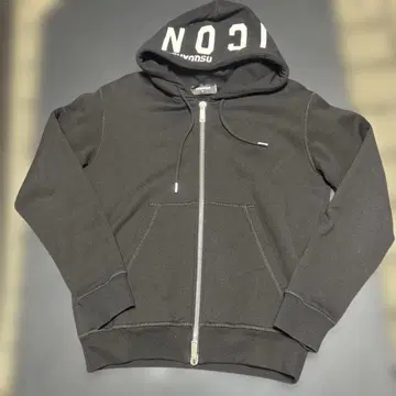 DSQUARED2 블랙 집업 후드티 M