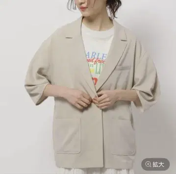 니코앤드 반팔 코쿤 자켓 F