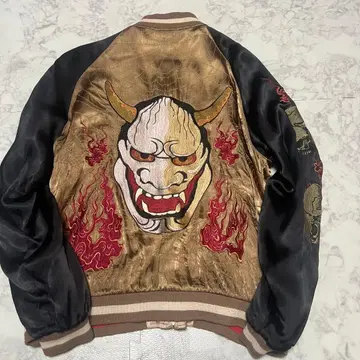 레어 화려악단 스크립트 스카잔 리버서블 L 사이즈 반야 해골