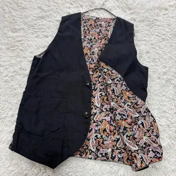 universal STYLE WEAR 린넨 페이즐리 리버서블 베스트