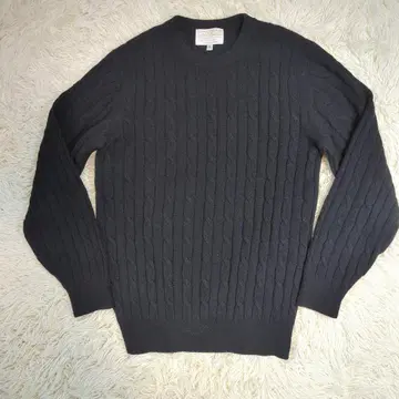 UNITED ARROWS 캐시미어 100% 케이블 니트 스웨터 M