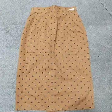 villevert 브라운 도트 타이트 스커트