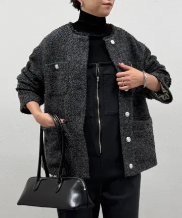 LOUNGEDRESS(라운지 드레스) 20주년 한정판 트위드 자켓 그레이