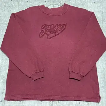 90s GUESS USA 입체 빅 로고 맨투맨 트레이닝복 게스 미국