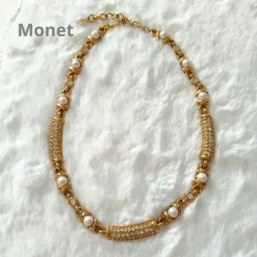 새상품급 Monet 골드 목걸이