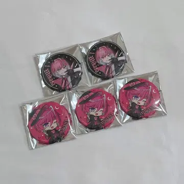 메테오라 미카사 캔뱃지 5개 세트