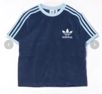 adidas 네이비 스트라이프 T셔츠 XS