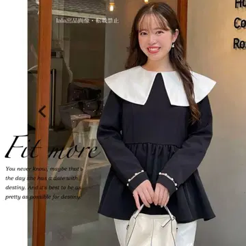 핏모어 빅 칼라 사다리 펄 슬리브 상의 세븐텐 오블리요리