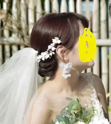 Bride me 브라이덜 플라워 귀찌