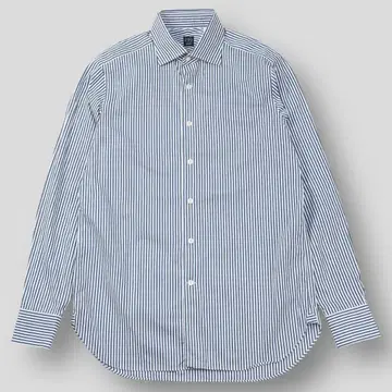 새상품급 BEAMS F 24SS 일본제 런던 스트라이프 와이드 칼라 셔츠