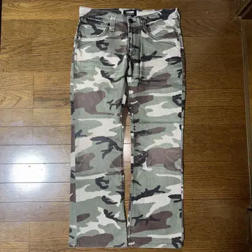 Wrangler 플레어 팬츠 카모플라쥬 카모 y2k archive