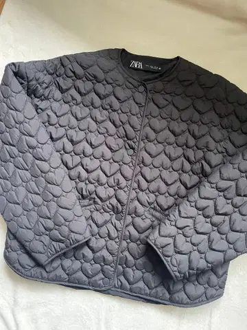 ZARA 하트 퀼팅 자켓