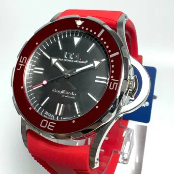 [ 미사용품 ] I.T.A./아이티에 가리알도 손목시계 블랙 다이얼 작동