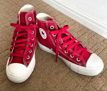 [ 새상품급 ] Converse 올스타 레드 하이컷 통굽 22.5cm