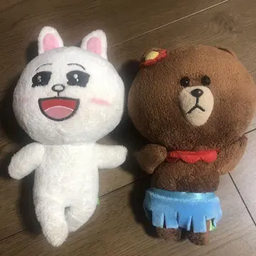LINE FRIENDS 브라운 코니 봉제 인형