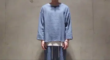 사스콰치패브릭스 자수 롱 슬리브 스모크