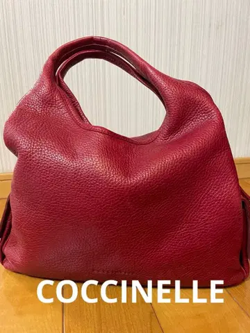 COCCINELLE 가죽 핸드백 레드
