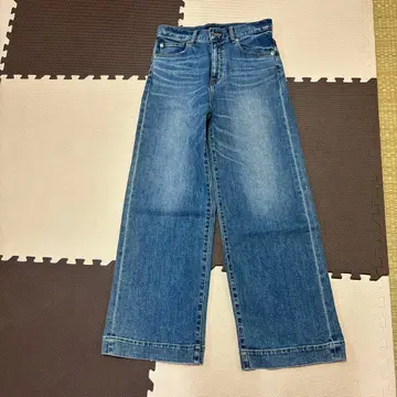 BRAHMIN 와이드 레그 데님 청바지