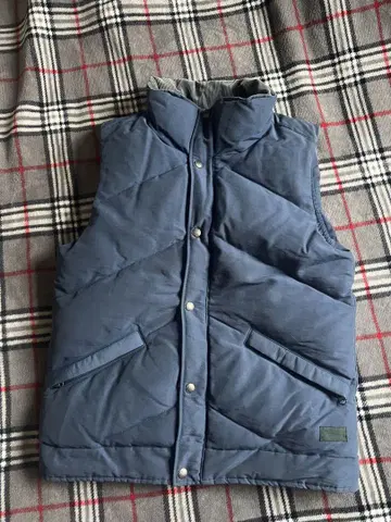 CABANE de ZUCCA 네이비 다운 베스트 M