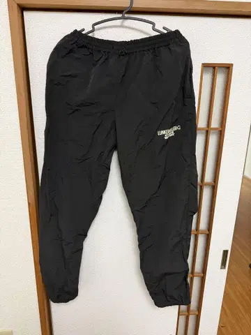 LUNKER KILLER 블랙 윈드브레이커 팬츠