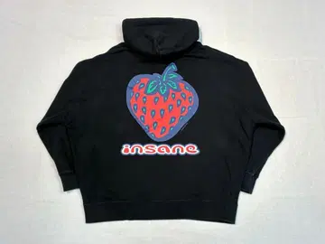 SILAS x insane STRAWBERRY SWEAT HOODIE M