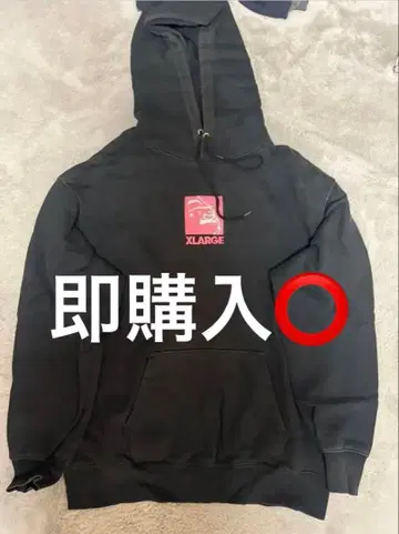 XLARGE 블랙 후드티