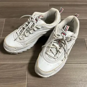 FILA 스니커즈 24cm 화이트