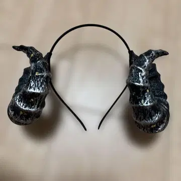 뿔 머리띠 메탈릭 컬러