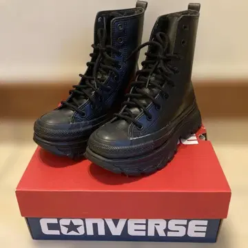 CONVERSE ALL STAR 블랙 하이컷 부츠 트렉 웨이브