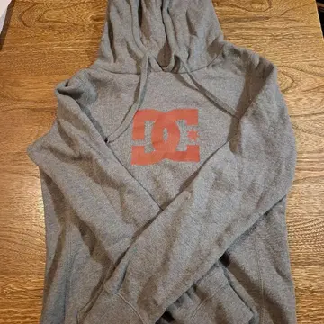 DC 그레이 후드 부착 후드티