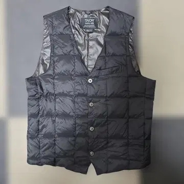 TAION 블랙 다운 베스트 M