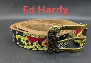Ed Hardy 스컬 하트 남성용 벨트
