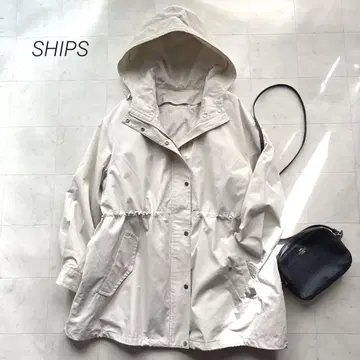 쉽스 라이너 부착 발수 가공 마운틴 파카 겉옷 내추럴 38