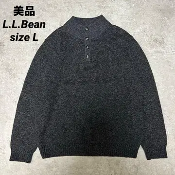 [ 새상품급 ] L.L.Bean 엘엘빈 울 니트 헨리넥 L