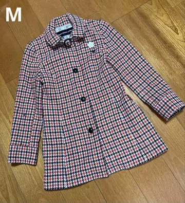 마리콴트 하운드투스 체크 패턴 코트 M