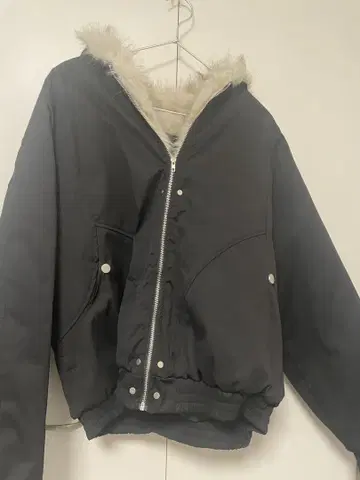 인조 모피 자켓 블루종
