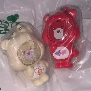 케어베어 사진 프레임 마스코트 2개 세트