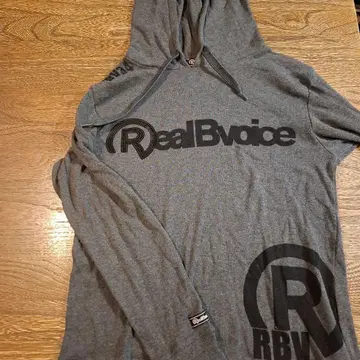 RealBvoice RBV34 그레이 후드티