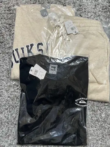 QUIKSILVER 맨투맨 상하의 L 사이즈 T셔츠 세트
